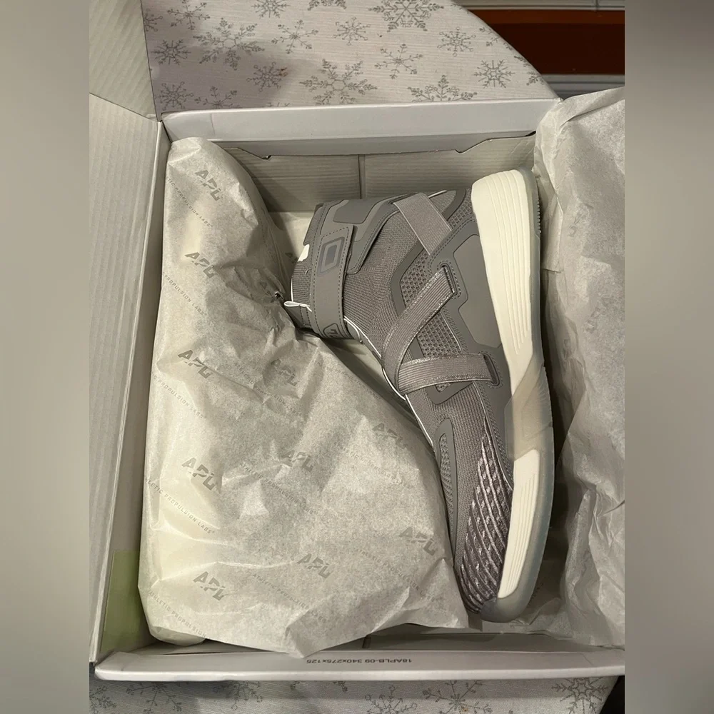 APL Superfuture High Top Sneakers Cement Gunmetal White Men 12 / Women 13.5 NIB